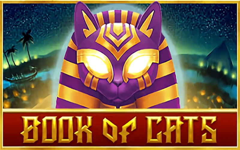 Oshi offers to enjoy the atmosphere of Egypt in the Book of Cats game.