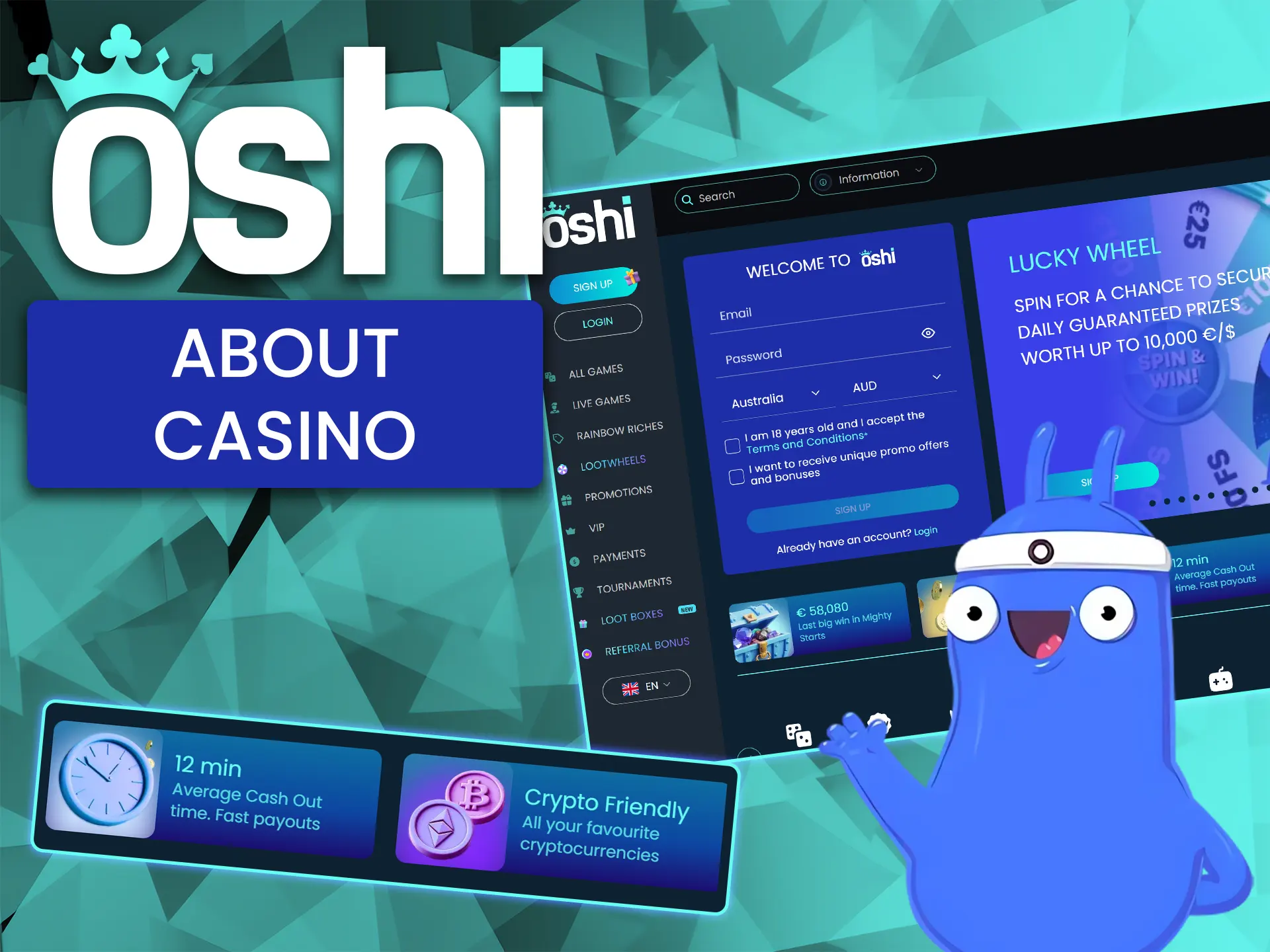 Check out the full details about Oshi Casino.