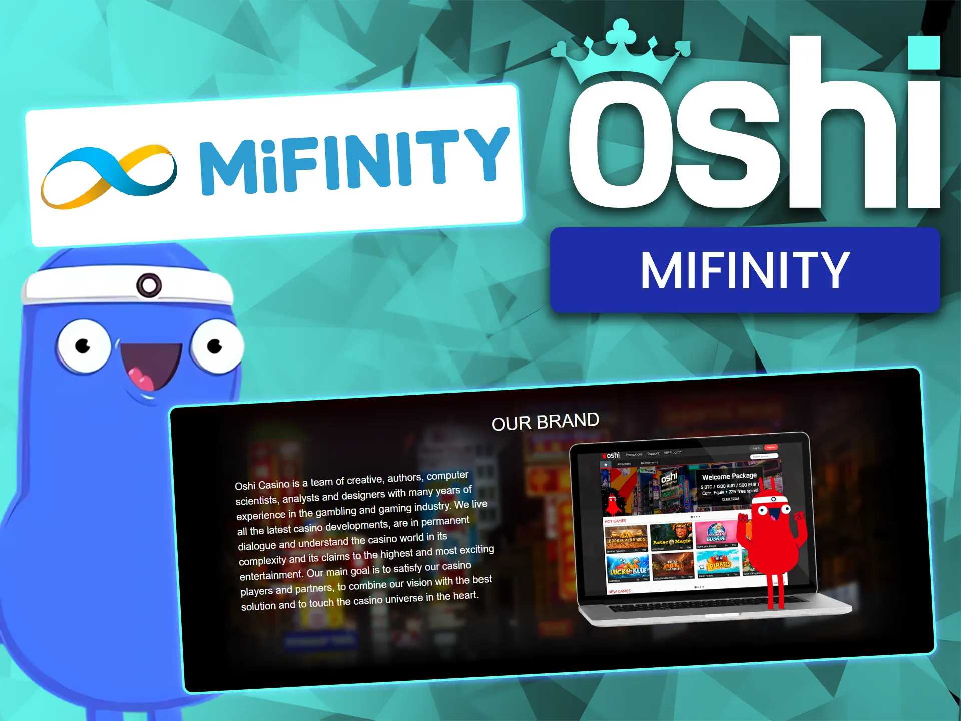 Process affiliate payments using MiFinity at Oshi Casino.