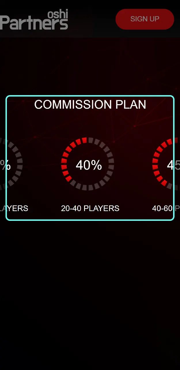 Integrate your unique referral links to begin monitoring your traffic sent to Oshi Casino.