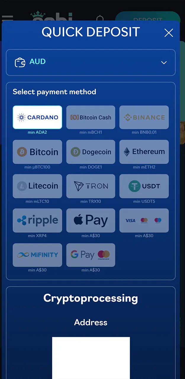 Top up your balance and get a bonus at Oshi Casino.
